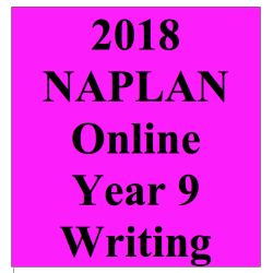 2018 Kilbaha Interactive NAPLAN Trial Test Writing Year 9